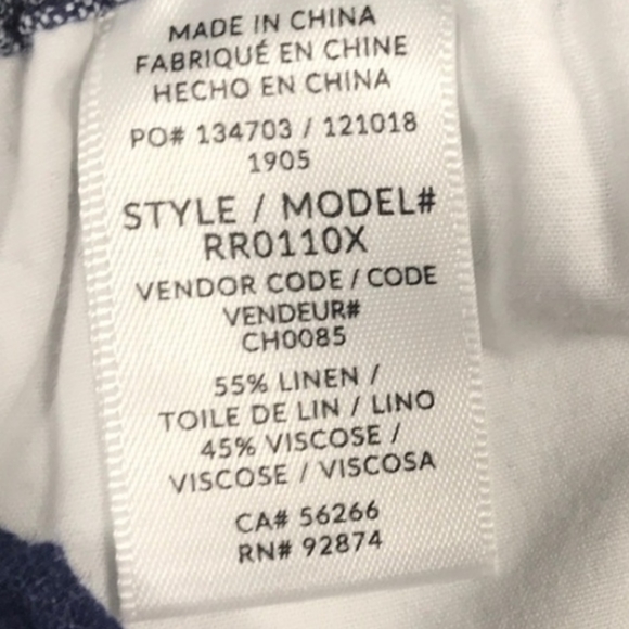 NWT Splendid Crosshatch Striped Tie Waist Jumpsuit - Picture 6 of 6